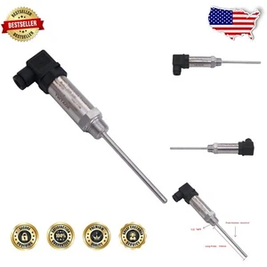 Precision Temperature Sensor with 1/2" NPT -50 to +150°C for Industrial Use - Picture 1 of 7