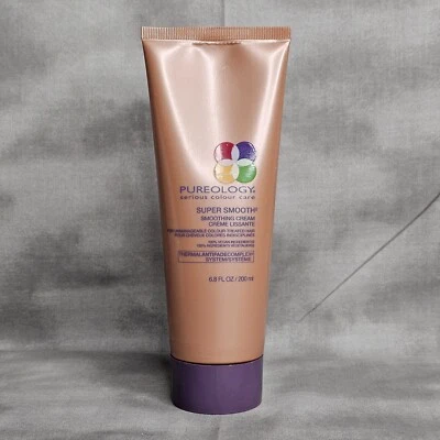 PUREOLOGY Serious Colour Care Super Smooth Smoothing Cream 6.8oz HTF, NEW - Image 1 of 2