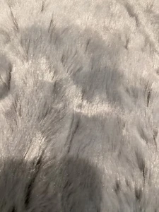 2 Tone Long Pile/Mongolian Faux Fur Fabric Pieces - Picture 1 of 2