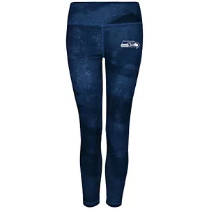 Seattle Seahawks Damen Majestic "Dynamic Effort" Leggings Yogahose - Bild 1 von 2