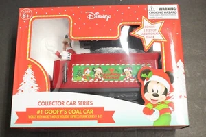 Disney Mickey Mouse Holiday Express #1 Goofy's Coal Car Collector Series Train - Picture 1 of 11