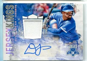 Camiseta Diamond Kings Devon Travis 2017 Kings camiseta reliquia automática 52/99 Blue Jays - Imagen 1 de 1