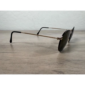 Luxottica 7091 Gx95- Gold Electroplated UV Guard- Made in Italy Sunglasses- EUC - Picture 1 of 7
