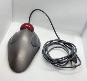 Logitech T-BC21 Optical Trackman Marble USB Mouse - Buttons Not Working - Bild 1 von 5