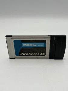 PCMCIA 11 Mbps Wireless LAN Wi-Fi PC Card - Working - Afbeelding 1 van 7