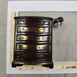 Bombay Dollhouse Miniature Mini Hepplewhite Bowchest Chest Of Drawers Repair Pc - Picture 1 of 7