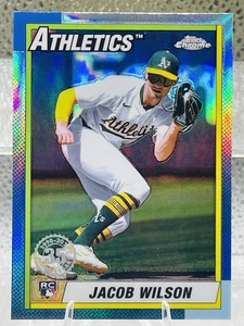JACOB WILSON - 2025 Topps Cromo 35 Aniversario Refractor Novato Atletismo RC - Imagen 1 de 2