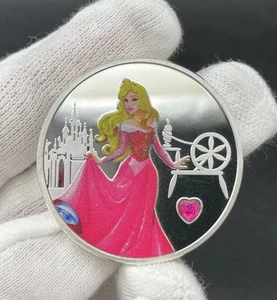 Moneda Medallón Colectivo Disney Princesas Corazón Joya - Aurora LE150 - Imagen 1 de 4
