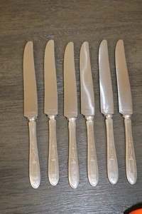 6er Set - Oneida Community Plate Grosvenor Messer von 1921 - Bild 1 von 6