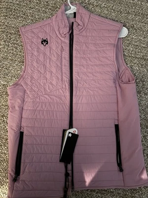 罕见全新带标签 Tour Issue Greyson Yukon 半拉链背心男式 S 码,彩色马耳他语 — 第 1/2 张图片