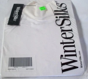 White Wintersilks Long Sleeve, High Neck Style, Base Layer Top NIP Sz. Small - Picture 1 of 4