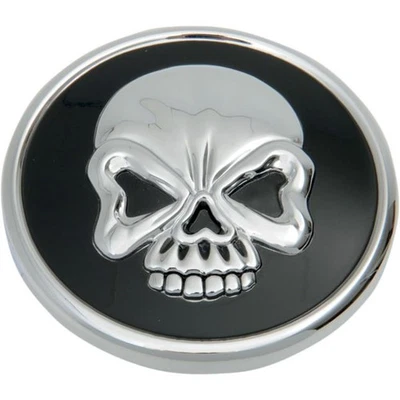 Drag Specialties 0703-0526 Cast Aluminum Skull Gas Cap - Non Vented - Image 1 of 3