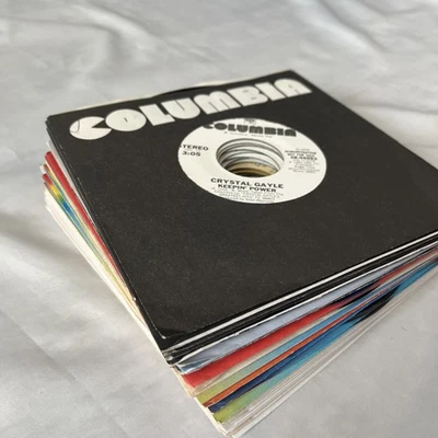 WHITE LABEL PROMO  7" 45rpm LOT: 25 Classic US records + company sleeves! #4 - Image 1 of 4