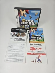 New Super Mario Bros Nintendo DS CIB Authentic Rare Tested - Complete - Picture 1 of 8