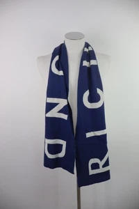 JOHN RICHMOND SCIARPA UOMO DONNA UNISEX WOMAN MAN VINTAGE SCARF LANA DOUBLE-FACE - Picture 1 of 5