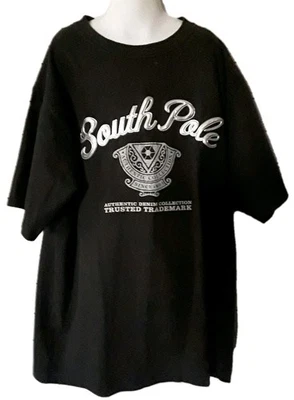 Camiseta Gráfica Southpole Niños Talla XL Negra Manga Corta Foto 1 de 4