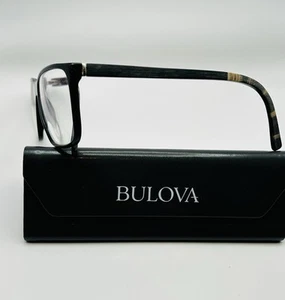 BULOVA Provincetown eyeglasses Frame Black 62-16-150 MEN Extra Large XL Optical - Picture 1 of 15