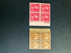 US 634, 684 Plate Blocks, MNH/MH, CV=$6.75 - Picture 1 of 2