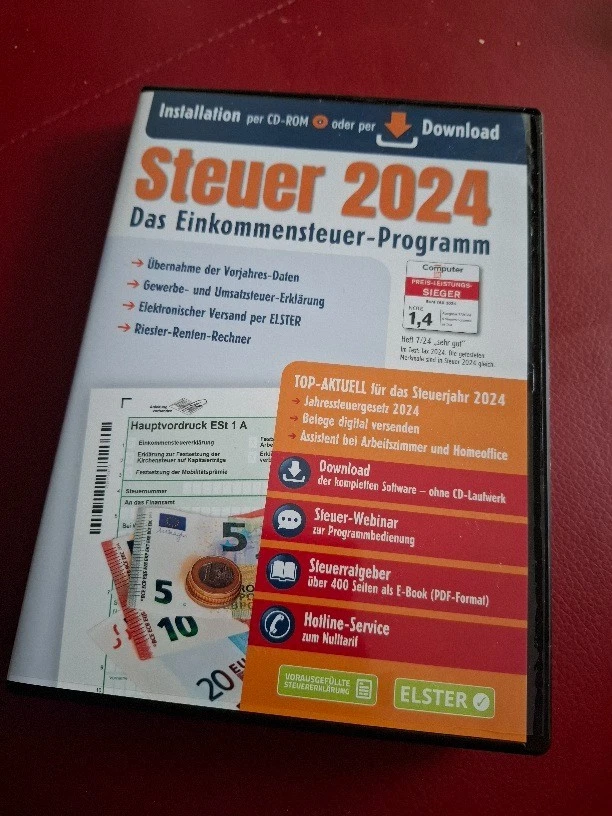 PORTOFREI Aldi Steuer 2024 CD-Key (orig. verschweißt) gleich zu buhl TAX(r)