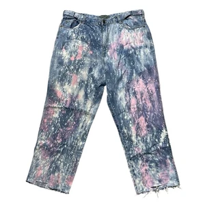 Custom OOAK Adjust-A-Band Herren Straight Jeans Gr. 38 Distressed Painter 1 of 1 - Bild 1 von 9