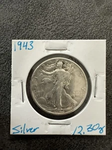 Medio dólar Walking Liberty 1943 90 % plata. 12,30 g. No magnético. Phili Mint. - Imagen 1 de 4
