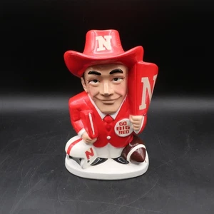 Vintage 1971 Harry Husker rote Keramik Nebraska Cornhuskers UNL Coin Bank - Japan - Bild 1 von 10