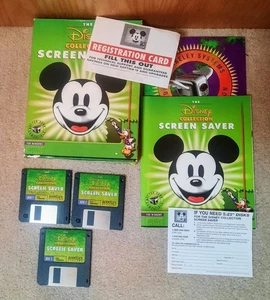 Vintage The Disney Collection Screen Saver for Windows 1993 3.5 Discs - Afbeelding 1 van 10