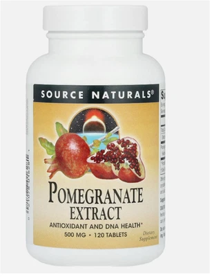 Extracto de granada Source Naturals 500 mg 120 comprimidos 11/2028 Foto 1 de 2