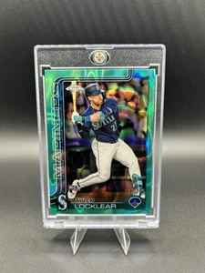 🔥 2025 Topps Chrome Teal Lava Refractor /199 Tyler Locklear (RC) Mariners 🔥 - Picture 1 of 4