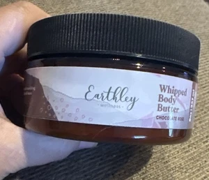 Earthley Wellness - 8 Unzen - geschlagene Körperbutter SCHOKOLADENROSE *versiegelt* - Bild 1 von 5