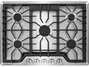 Frigidaire Gallery FGGC3047QS 30" Stainless 5 Burner Gas Cooktop NIB #138292 - Picture 1 of 6