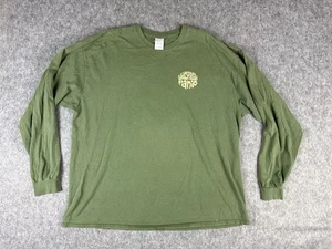 2000s Y2K Gildan Widespread Panic green long sleeve band shirt size 2XL - Picture 1 of 7