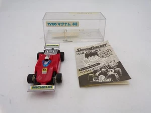 RARE 80's Tyco Magnum 440 Red Michelin Ferrari F1 HO Slot Car In Box - Picture 1 of 12