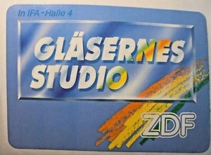 Aufkleber/Sticker: gläsernes studio ZDF /0659/ - Bild 1 von 1