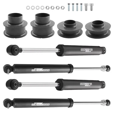 Kit de elevación completa de 2" para Jeep Grand Cherokee WJ 4x4 1999-2004 espaciadores de resorte helicoidal Foto 1 de 4