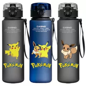 Pokemon Wasserflasche, große Kapazität, Kunststoff, Pikachu, Kinder Geschenk - Bild 1 von 28