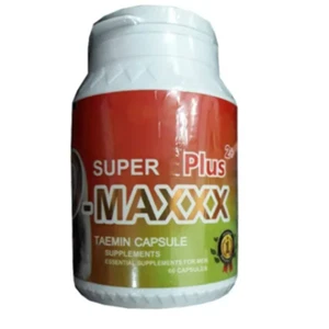 Super D-Maxxx Plus 2+ Cápsula Taemin Mejora el Rendimiento Sexual Hombres Suplemento - Imagen 1 de 6