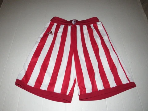 Adidas 2016 Indiana University Hoosiers Athletic Basketball Shorts Size M NCAA Cover