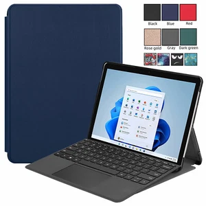 Für Microsoft Surface Pro 8 13 Zoll Folio Leder Ständer Schutzhülle Case Cover - Bild 1 von 96