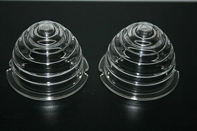 PORSCHE 356 FRONT CLEAR GLASS TURN SIGNAL LENSES SWF Foto 1 de 2