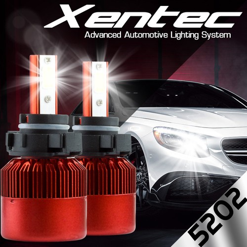 Kit Phares HID Xénon Xentec 5202/H16 6000K Blanc Diamant - 35W Super Slim, Neuf Pour Voiture !