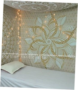 Tapestry Wall Hanging Hippie Ombre Mandala Bohemian Hippy Intricate Indian - Picture 1 of 2