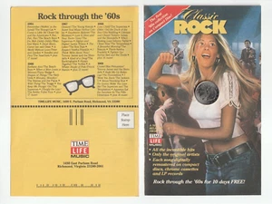 Vintage 1988 TIME-LIFE MUSIC Magazine AD~CLASSIC ROCK~The Byrds~SONNY & CHER - Picture 1 of 2