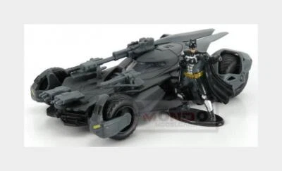 1:32 Jada Batman Batmobile Justice League Movie + Figure Batman 2017 JADA31706 M - Immagine 1 di 2