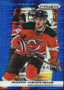 2013-14 Panini Prizm Prizms Blue Pulsar #49 Adam Henrique