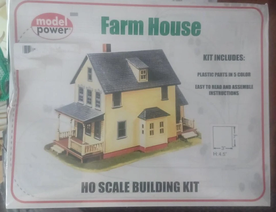 NIB SEALED MODEL POWER SCALE FARM HOUSE VINTAGE NO 433 - Image 1 of 1