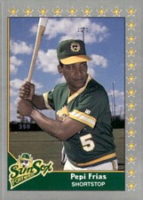 1990 Pacific Senior League #106 Pepe Frias - Fort Myers Sun Sox