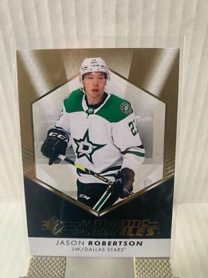 2022-23 Upper Deck SP Authentic Profiles #AP-5 Jason Robertson Gold /199 - Image 1 of 2