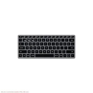 Satechi Slim X1 Bluetooth Keyboard - Space Gray - Picture 1 of 12