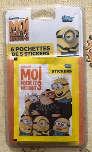 Set mit 6 Packungen Aufkleber ''ICH HÄSSLICH UND BÖSE 3' NEU (IM BLISTER) - Bild 1 von 2